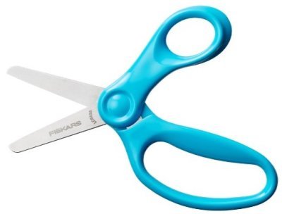 Fiskars dětské nůžky s tupou špičkou, tyrkysové