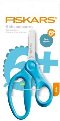 Fiskars dětské nůžky s tupou špičkou, tyrkysové