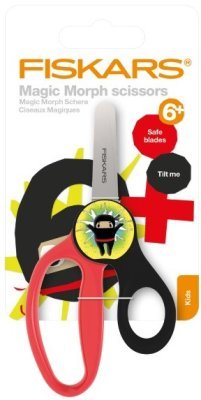 Fiskars dětské nůžky Magic Morph 13 cm, nindža
