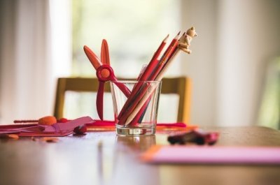 Fiskars první nůžky pro děti červené