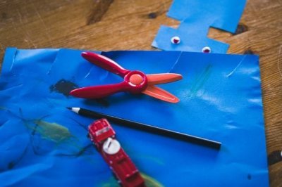 Fiskars první nůžky pro děti červené