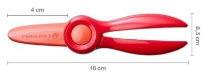 Fiskars první nůžky pro děti červené