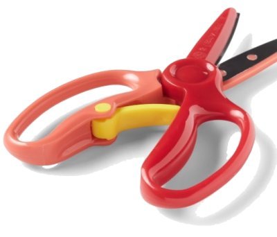 Fiskars červené nůžky pro děti 1064067