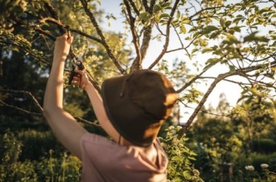Fiskars dvoučepelové zahradní nůžky Plus P721