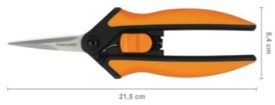 Fiskars prostříhavací špičaté zahradní nůžky Solid SP130