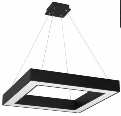 Immax NEO CANTO Smart - závěsné svítidlo 80x80cm 60W černé Zigbee 3.0