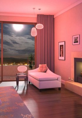 Immax NEO COCONO - závěsný lustr bílé sklo 24x34cm včetně Smart zdroje E27 RGBW Zigbee 3.0
