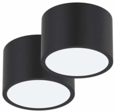 Immax NEO sada 2x RONDATE Smart - stropní svítidlo 15cm 12W černé Zigbee 3.0 + DO