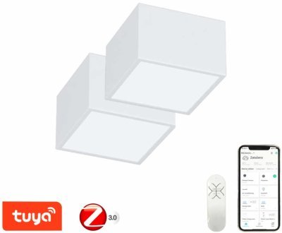 Immax NEO sada 2x CANTO Smart - stropní svítidlo 15x15cm 12W bílé Zigbee 3.0 +DO