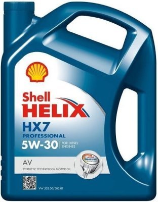 Motorový olej Shell Helix HX7 Professional AV 5W-30, 4L