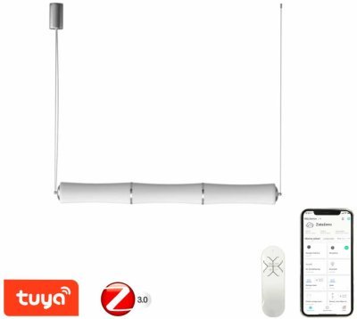 Immax NEO BAMBOOS Smart - závěsné svítidlo 135cm 45W bílé Zigbee 3.0 linear