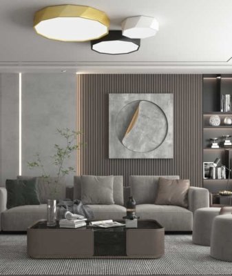 Immax NEO DIAMANTE Smart - stropní svítidlo 60cm 43W černé Zigbee 3.0