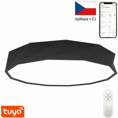 Immax NEO DIAMANTE Smart - stropní svítidlo 80cm 60W černé Zigbee 3.0
