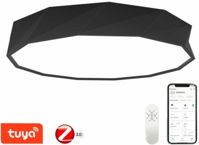 Immax NEO DIAMANTE Smart - stropní svítidlo 80cm 60W černé Zigbee 3.0