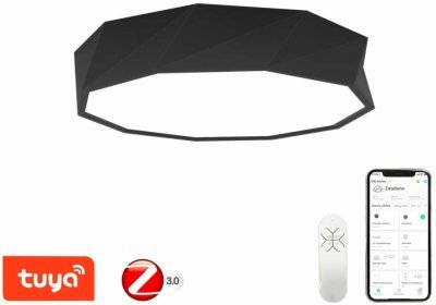 Immax NEO DIAMANTE Smart - stropní svítidlo 60cm 43W černé Zigbee 3.0