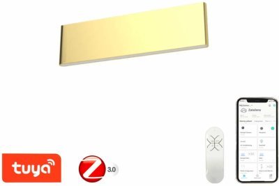 Immax NEO LISTON Smart - nástěnné svítidlo 29cm 8W zlaté Zigbee 3.0
