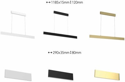 Immax NEO LISTON Smart - závěsné svítidlo 118cm 18W zlaté Zigbee 3.0