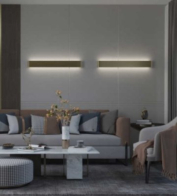 Immax NEO LÍNEA Smart - nástěnné svítidlo 76cm 40W černé Zigbee 3.0