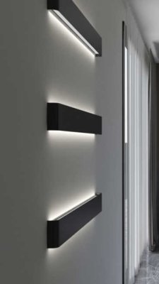 Immax NEO LÍNEA Smart - nástěnné svítidlo 76cm 40W černé Zigbee 3.0