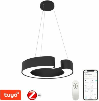 Immax NEO CÉČKO Smart - závěsné svítidlo 60cm 43W černé Zigbee 3.0