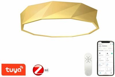 Immax NEO DIAMANTE Smart - stropní svítidlo 60cm W zlaté Zigbee 3.0