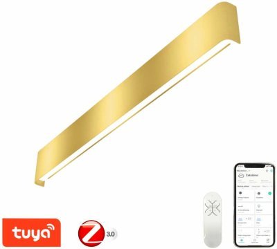 Immax NEO LÍNEA Smart - nástěnné svítidlo 76cm 40W zlaté Zigbee 3.0