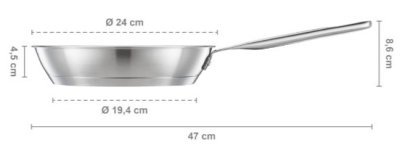 Fiskars pánev All Steel pure 24 cm 1065627