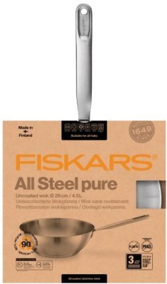 Fiskars pánev Wok All Steel pure 28 cm 1065629