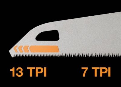 Fiskars ruční pila PowerTooth 55 cm, 7 TPI