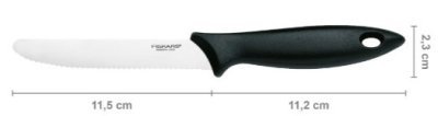 Fiskars snídaňový nůž Essential 12 cm