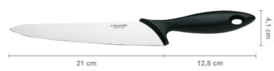 Fiskars kuchyňský nůž Essential 21 cm