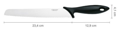 Fiskars nůž na chléb a pečivo Essential 1065564