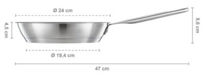 Fiskars pánev All Steel 24 cm 1064743