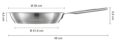Fiskars pánev All Steel 26 cm 1064744