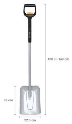 Fiskars teleskopická lopata Xact