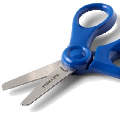 Fiskars dětské nůžky s tupou špičkou, modré