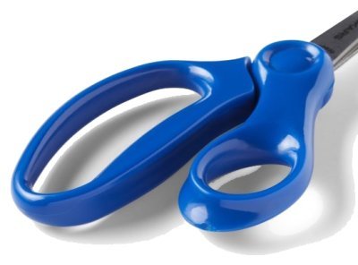 Fiskars dětské nůžky s tupou špičkou, modré