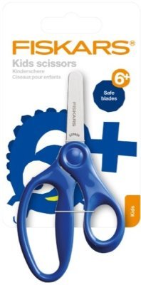 Fiskars dětské nůžky s tupou špičkou, modré