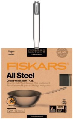 Fiskars pánev Wok All Steel 28 cm 1064747
