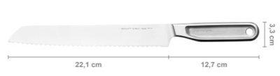 Fiskars nůž na pečivo All Steel 22 cm