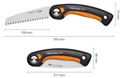 Fiskars skládací pilka Plus SW68