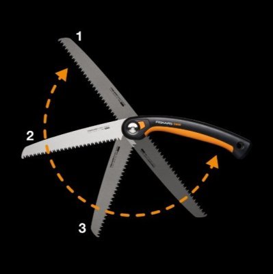 Fiskars skládací pilka Plus SW69