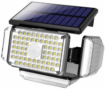Immax - venkovní solární nástěnné LED osvětlení IMMAX CLOVER s PIR čidlem, 5W