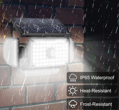 Immax - venkovní solární nástěnné LED osvětlení IMMAX CLOVER s PIR čidlem, 5W