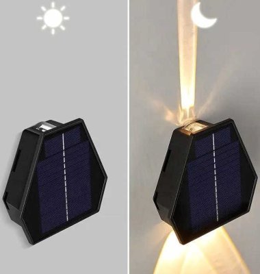 Immax - venkovní solární nástěnné LED osvětlení IMMAX WALL-2 se světelným čidlem, 2W