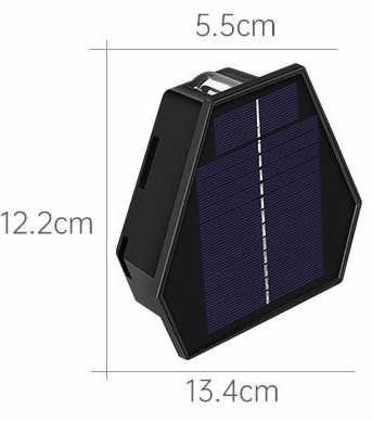 Immax - venkovní solární nástěnné LED osvětlení IMMAX WALL-2 se světelným čidlem, 2W