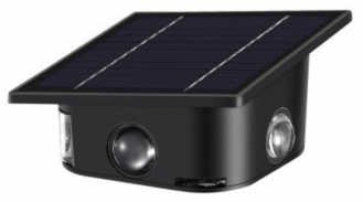 Immax - venkovní solární nástěnné LED osvětlení IMMAX WALL se světelným čidlem, 2W