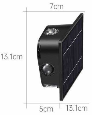 Immax - venkovní solární nástěnné LED osvětlení IMMAX WALL se světelným čidlem, 2W