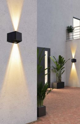 Immax - venkovní solární nástěnné LED osvětlení IMMAX WALL-3 se světelným čidlem, 2W