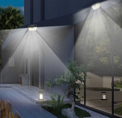 Immax - venkovní solární nástěnné LED osvětlení IMMAX SIDE s PIR čidlem, 4W